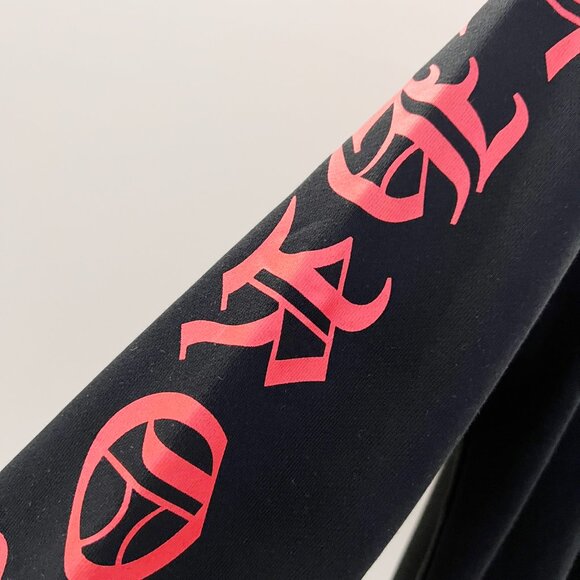 Chrome Hearts Black Long Sleeve Tee with Pink Graphics - Picture 6 of 10